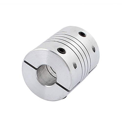 10mm to 12mm Shaft Coupling 30mm Length 25mm Diameter Stepper Motor Coupler Aluminum Alloy Joint Connector for 3D Printer CNC Machine DIY Encoder 2pcs - size: L30xD25mm 10x12mm 2pcs