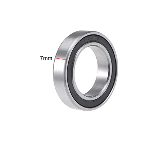 uxcell 6804-2RS Deep Groove Ball Bearing 20x32x7mm Chrome Steel Z2 2pcs - size: 20x32x7mm