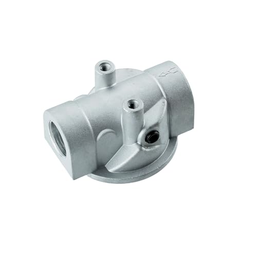 P561134 Hydraulic Filter Base, 3/4" NPT Ports, 1"-12 Thread, Hydraulic Return Line filter head Assembly Compatible with BT839-10, P551551, 51551, 1551, OB1318, P561136, AM106735, HH561134