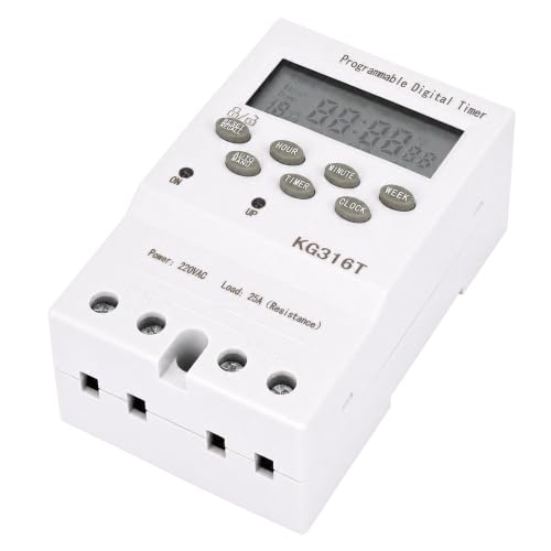 KG316T 220V Timer Switch, Keenso KG316T 220V Automatic Digital Timer Switch Microcomputer Time Control Switch Programmable Timer Switch