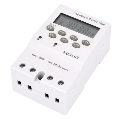 KG316T 220V Timer Switch, Keenso KG316T 220V Automatic Digital Timer Switch Microcomputer Time Control Switch Programmable Timer Switch