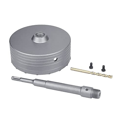 130mm (5-1/8") Concrete Hole Saw with 220mm SDS Plus Shank Rod - style: 130mm ( 5-1/8 inch )