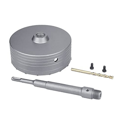 150mm (5.9") Concrete Hole Saw with 220mm SDS Plus Shank Rod - style: 150mm ( 5.9 inch )