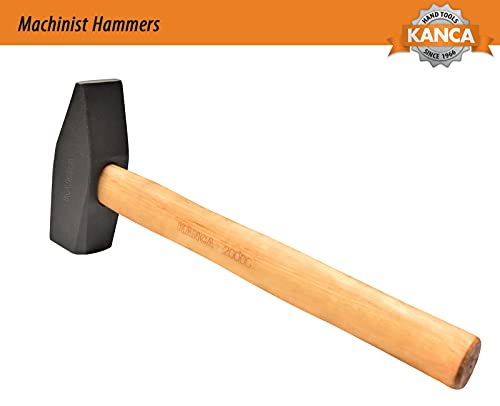KANCA HAM-2000, Machinist Hammer, Blacksmith Hammer, Ash Wood Handle, Hand Tools And Home Improvement, Drop-Forged Head, Machinist Tools, 2000 GR, 4.7 LBS - size: 2000 GR