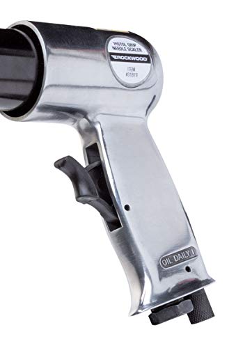 Rockwood Pistol Grip Air Needle Scaler Pneumatic Tool Remove Paint Slag Rust Deburring