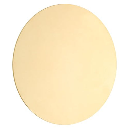 uxcell Brass Round Plate 0.04"(1mm) Thick 3.2"(80mm) Dia H62 - size: 1mm x 80mm