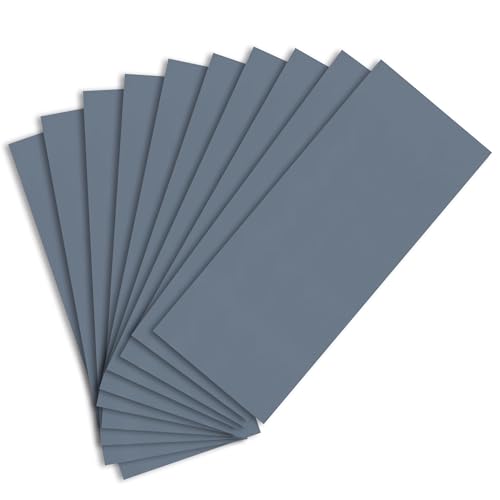 Sand Paper Variety Pack, 10PCS Wet/Dry Fine Sandpaper for Wood Metal Crafts and Car Sanding, 2500 Grit, 9 x 3.6 Inch - size: 2500-Grit