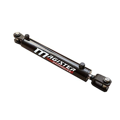 Double Acting Hydraulic Cylinder - AG Clevis Hydraulic Cylinder 2500 PSI tie-Rod Alternative 2" bore 14" Stroke (2x14) - size: 14" stroke