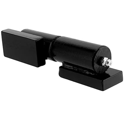 SHEUTSAN 4 Pack 5 Inch Heavy Duty Barrel Gate Hinge, Weld On Barrel Gate Hinges Trailer Gate Hinges with Steel Ball Bearing for Swing Gates, Trailer Ramp Gates, 450lbs Load Capacity, Black