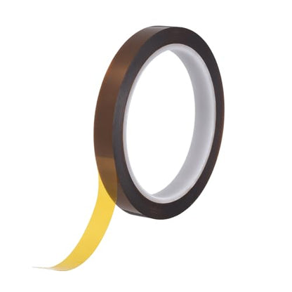uxcell Heat Tape,12mmx33m(108ft) Heat Transfer Tape(0.08mm T,Brown) - size: 12mm