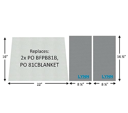 Lynn Manufacturing Replacement Buck Stove Baffle Board and Blanket Kit, Model 81 and 85, PO BPFB81B, PO 81CBLANKET, 2678C