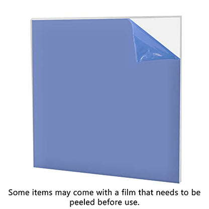 Clear Acrylic Square DIY Sheet 25" DIY Blank 0.177" Thick See Through Tile for Window Glass Replacement and Home Decor by Marketing Holders - size: 25" .177