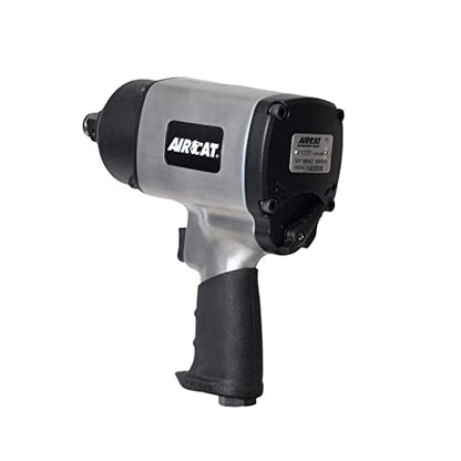 AIRCAT 1777 3/4" Impact Wrench, Twin Hammer Design, 1,400 ft-lb Max Torque