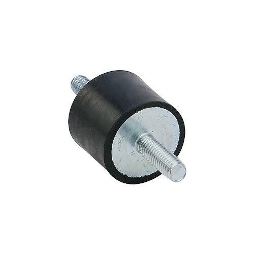 MY MIRONEY 4PCS 25 x 20mm Rubber Isolator Mounts with M6 x 18mm Studs - size: M6 x 18mm;25 x 20mm (Double Studs)