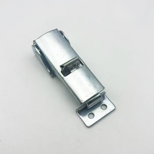 Adjustable Steel Toggle Latch Toolbox Hasp Lock Mechanical Device Over Center Latch (2pcs) - size: D / carbon steel