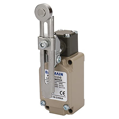 BAOMAIN WLCA12-2-Q Adjustable Roller Lever Limit Switch 1NO1NC 10A 380VAC