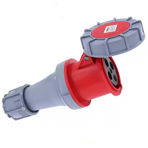 IEC60309 Waterproof CEE Industrial Activity Female Plug 4Pin 125A(UI Standard 100A) 380-415V 3P+E Flame Retardant IP67 - style: Activity Plug(F)