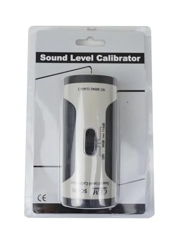 Sound Level Meter (SC-05) for 1/2" Diameter Microphones, 94dB and 114dB Sound Level Calibrator at 1kHz, -0.5dB Accuracy