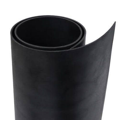 Nitrile Commercial Grade Rubber Sheet, Black, 60A, 0.093" x 24" x 36" - size: 24 x 36 x 0.093 in.