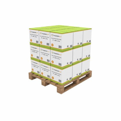PSBM Stretch Wrap, 128 Rolls 12 Inch x 2000 Feet 60 Gauge Heavy Duty up to 800% Ultimate Stretch Clear Plastic Wrap Industrial Strength Shrink Film for Moving, Packing & Shipping - size: 128 Pack, style: 60 Gauge