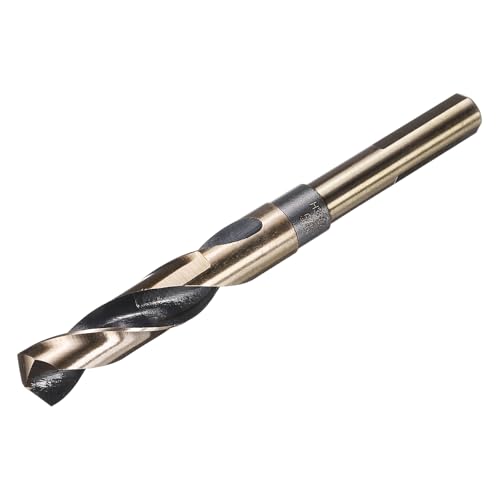 uxcell 5/8" Drill Bit 1/2" Reduced Shank 3-Flat M35 5% Cobalt HSS - size: 5/8" with 1/2" Shank