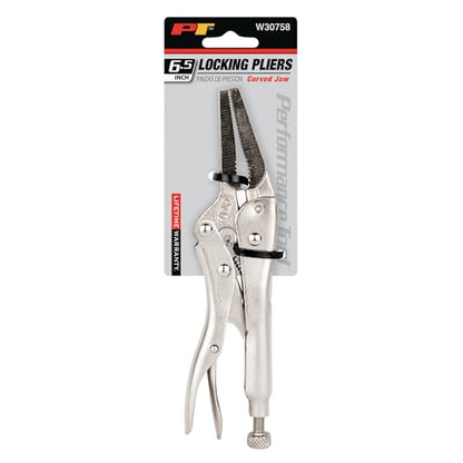 Performance Tool W30758 6-1/2 in. Long Nose Locking Pliers - size: 6-1/2" Long Nose Locking Pliers