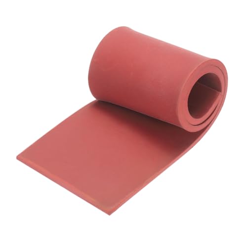 MECCANIXITY Solid Rubber Sheet 1/8" Thick x 2" Wide x 10" Long, Anti-Slip Neoprene Rubber Roofing Material for Gaskets DIY Material, Pads, Seal, Bumpers Red - size: 1/8" x 2" x 10"