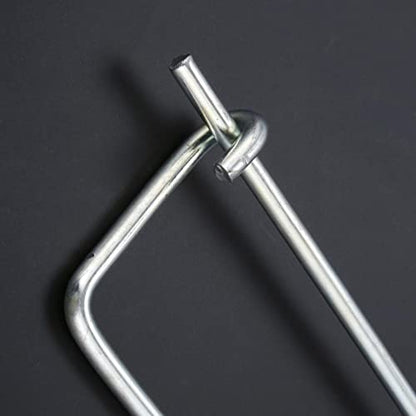 8PCS Steel Brooch Shape Cotter Safety Pins, Spring Pin Quick Lock Brooch Locking Fastener for Farm Lawn Garden Hitch -6Sizes (Size: 2*45*16mm 8PCS/Set) - size: Size: 2*45*16mm 8PCS/Set