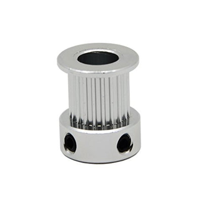 5PCs Aluminum 2GT Timing Pulley 20 Teeth Bore 8mm for 3D Printer 10mm Width 2GT Timing Belt - size: 20 teeth, style: 8mm bore, for 10mm belt