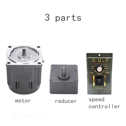 Speed Electric Gear Motor, 110V 40W 15K High Torque Single-Phase Electric Variable Speed Adjustable Controller Governor Geared Motor 90 RPM/min with Speed Controller Reduction Ratio: 1:15