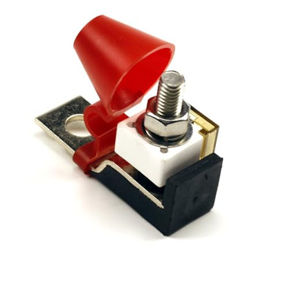 2Pack 58V Single Stud 5/16"(M8) Marine Rated Battery Fuse 400A, Terminal Fuse Block Kit with Fuse 400A for Boat RV Car Truck Cruise - style: 400A