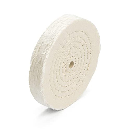 ENKAY - 6" Extra Thick Spiral Sewn Buffing Wheel (80 Ply)