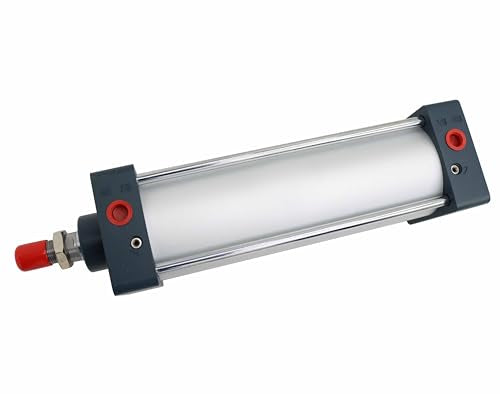 Pneumatic Standard Cylinder SC 100 x 300 PT 1/2 Bore:4" Stroke:12" Rod Dual Action - size: 300mm Stroke 100mm Bore