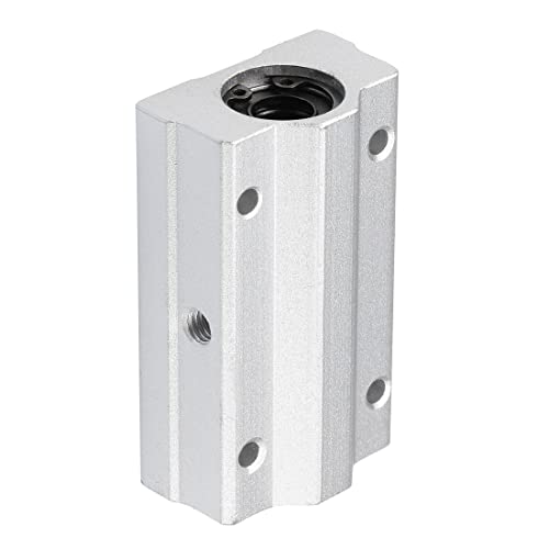 uxcell SCS10LUU Linear Ball Bearing Slide Block Units Extra Long, 10mm Bore Dia 1Pcs - size: 10mm