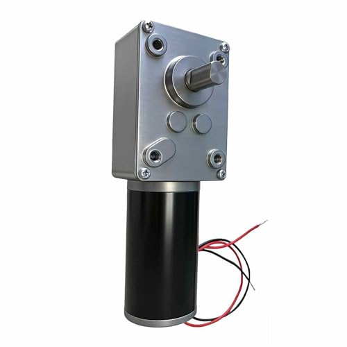 DC 24V Gear Motor 250RPM 4Kg.cm 8mm Single Shaft Self-Locking High Torque Speed Reduction Motor, Reversible Mini Turbine Geared Motor JSX32-31ZY - size: 24v 250rpm