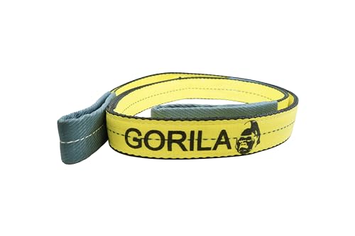 GORILA Polyester Heavy Duty Lifting Web Sling | 2ply -2 inch | 6,400lbs x 13ft (2,9 Ton x 4 Meters) | WSTDA Members | Safety Factor 5:1| Since 1989 - size: 6,400lbs – 13ft / 2,9t – 4m