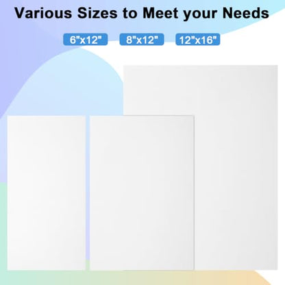 White ABS Plastic Sheet 8" x 12" x 1/2"(12.7MM) Thick White Rigid Thermoplastic Sheet (Upgrade Surface) 0.50Inch Flexible High Tensile ABS Moldable Plastic Panel for Crafts, DIY, Signs - color: White, size: 8" x 12" x 1/2"