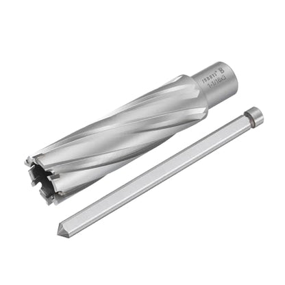 HARFINGTON Annular Cutter 1-1/16" Dia 3" Depth 3/4" Shank TCT Cutting Drill Bits with Pin for Magnetic Drill Press - size: 1-1/16" x 3"