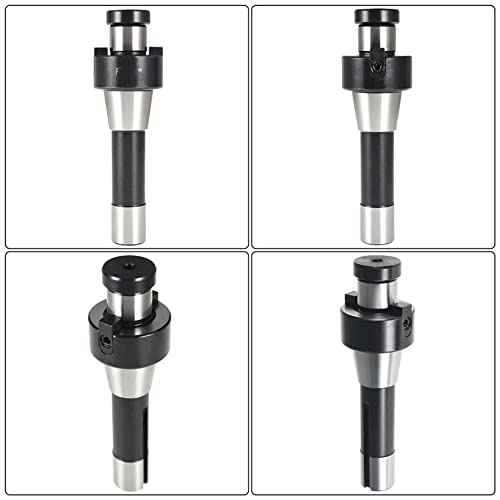 kimllier 1 Inch R8 Face Mill Holder End Mill Holder Shank Shell Mill Arbor 7/16 Inch - 20UNF Drawbar Thread Pull Tail Wire Fit for Milling Machine