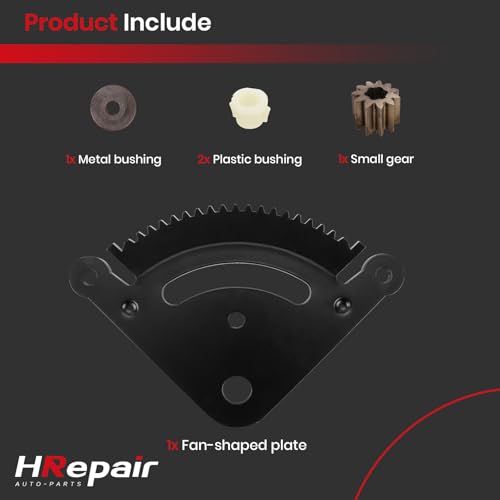 Flip Manufacturing Steering Sector Gear & Pinion Kit Fits John Deere LA Series - 19 Tooth LA120, LA125, LA130, LA135, LA140, LA145, LA150 Replace Part Number GX21924BLE, GX20053, GX20054 - color: 19 Tooth