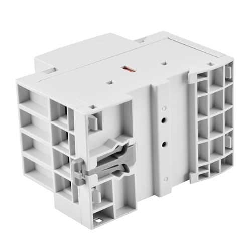 Heschen Household AC Contactor HSR1-63 4 Pole Four Normally Closed 220V/240V Coil Voltage 35mm DIN Rail Mount