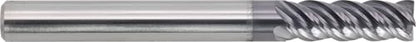 CME 3 pcs High-Efficiency Micrograin Carbide End Mills for Stainless Steel, Square Nose, TiAlN Coated, 1/4" Mill Diameter, 3/4" Length of Cut, 2-1/2" Overall Length, 4 Flute, Center Cutting - size: 1/4 in