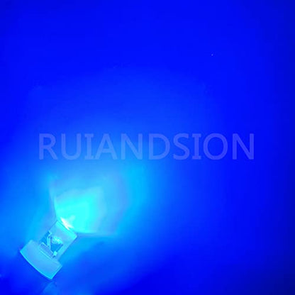 Ruiandsion BA7S 12V Mini LED Bulb for Car Dash Light – Blue - color: Blue