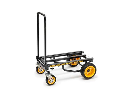 Rock-N-Roller R6G (Mini Ground Glider) 8-in-1 Folding Multi-Cart/Hand Truck/Dolly/Platform Cart/28" to 42.5" Telescoping Frame/500 lbs. Load Capacity, Black - style: R6G