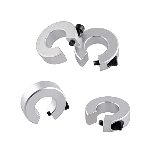 Linear Rail Kit 2PCS SBR20-400mm Linear Slide Guide Rails + 4PCS SBR20UU Carriage Bearing Blocks Linear Rail Support and 4PCS Stop Collars 20mm Shaft Limit Fixing Rings for DIY CNC - size: 400mm, style: SBR20 Linear Rail + Fixing Rings