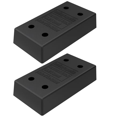 OrangeStar 2-Pack Hard Rubber Boat Dock Bumpers for Pier Protection