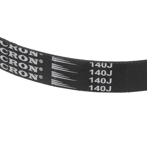 uxcell 140J6 Rubber Poly V Belt, 6 Ribs PJ V-Ribbed Belt 14" Length x 0.55" Width x 0.14" Thick, Industrial Transmission Drive Belt - size: 14" Length