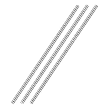 M3-0.5 Fully Threaded Rod 300mm Length Coarse Thread 2Pcs - size: M3-0.5 300mm