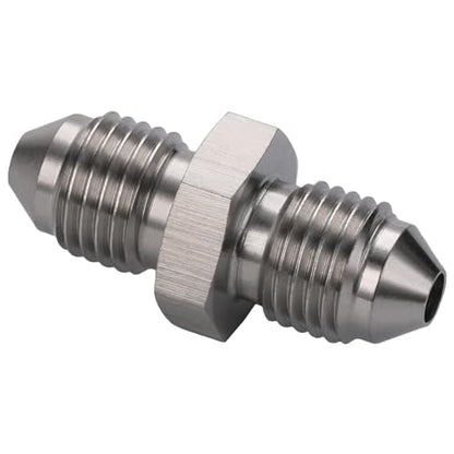 3AN Male to 3AN Male Stainless Steel Brake Clutch Fuel Oil Fitting Adapter Coupler - size: 3AN to 3AN