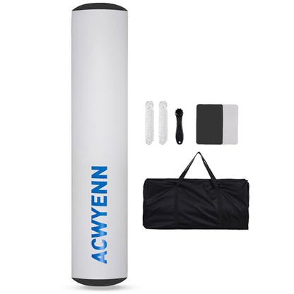 Inflatable Large Boat Dock Bumpers and Fenders for Docking - size: 10'x24" Grey-Black